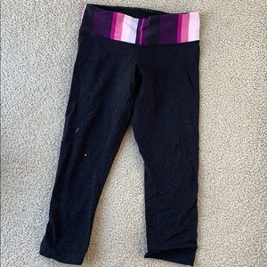 Lululemon Cropped Reversible Leggings